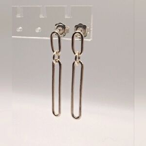 Elegant Silver Drop Earrings